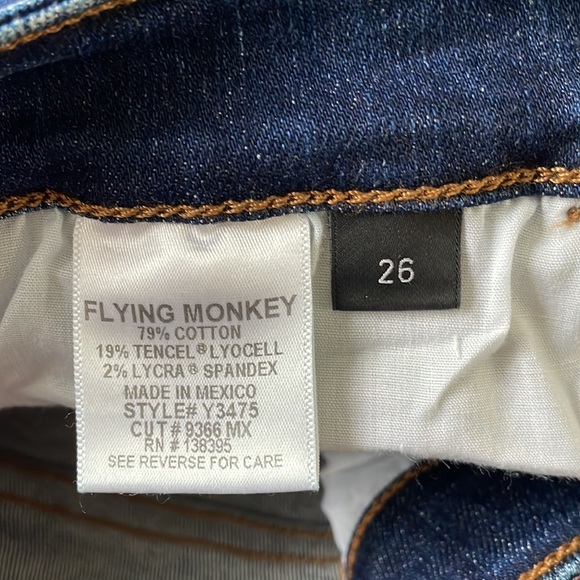 NWT Flying Monkey Distressed Skinny Jean - Picture 5 of 5